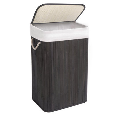 Califf Bamboo Laundry Hamper with Handles