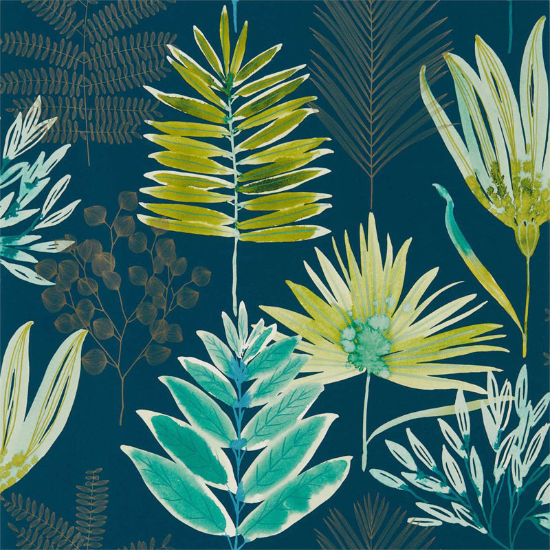 Yasuni Wallpaper, Emerald/Zest