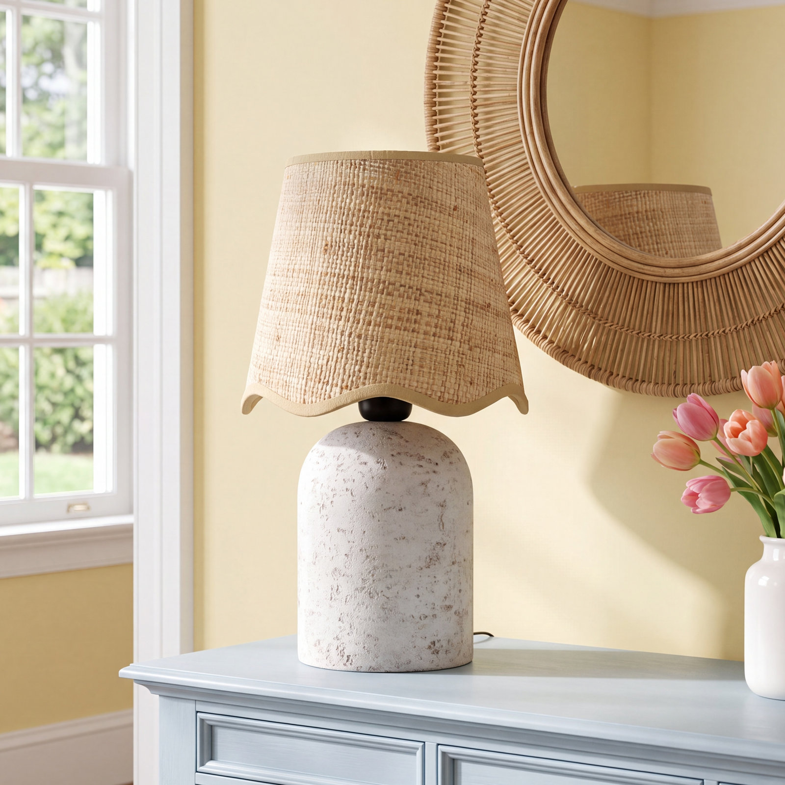 Margaret Table Lamp, White