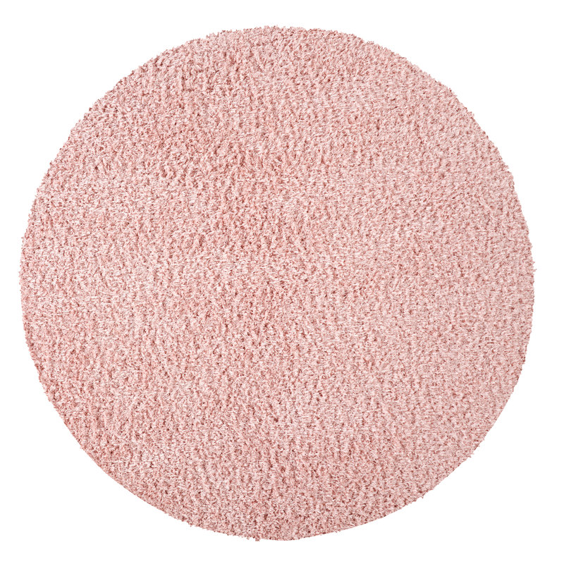 Arwilda Solid Colour Area Rug, Round 120cm