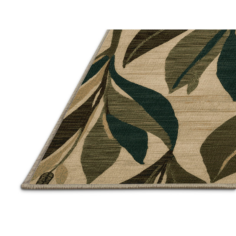  Tapis lavable à motif de fruits d'Afrique Moringa, Tapis de couloir 2 pi x 4 pi