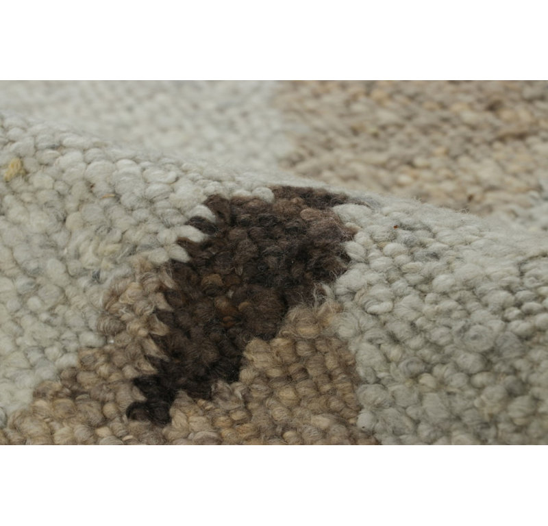 Scandinavian Wool Geometric Area Rug, Rectangle 6' x 9'