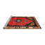 Tapis oriental multicolore tissé à la machine Oriental-1271799923