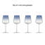 Verres à vin rouges Sidney - 19 oz - ensemble de 4 - dégradé bleu-121357981-121357980