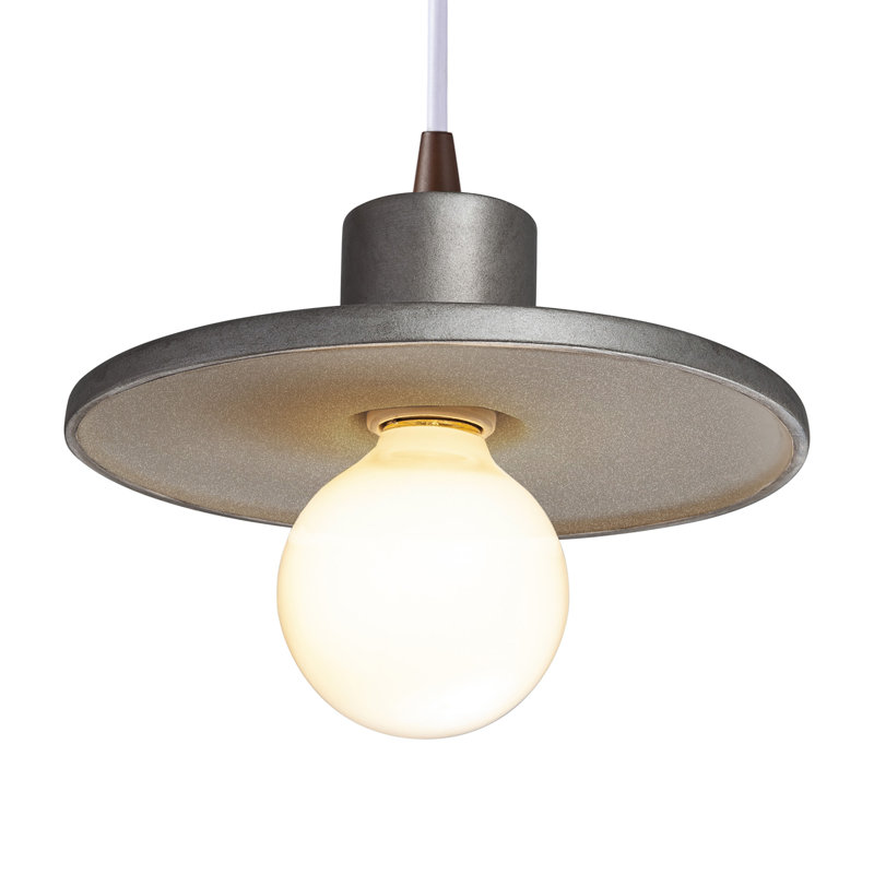 Leni - Light Single Pendant, Antique Silver, Dark Bronze