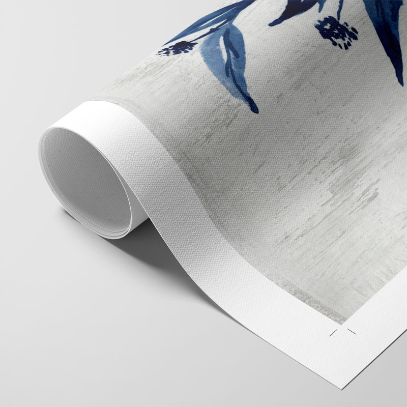 Indigo sauvage III - Impression sur toile seulement - NON-CADRE, H 18 po x l 12 po