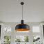 Luminaire suspendu rétro en métal 1 lumière E26 60W 1 lumière