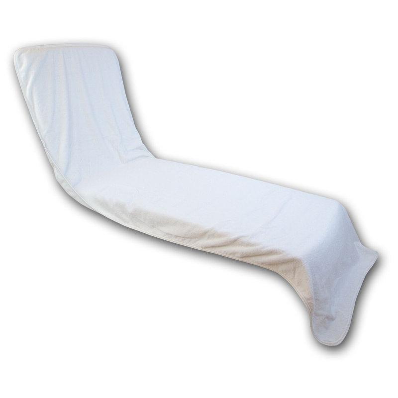 100% Cotton, White