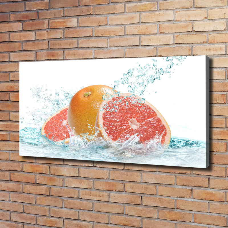 Grapefruit - Wrapped Canvas Print