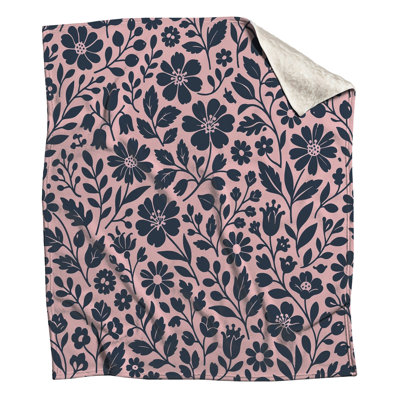 Couvertures à motif floral et botanique