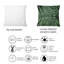 Coussin décoratif Ferns In The Night - imprimé tropical-718356471