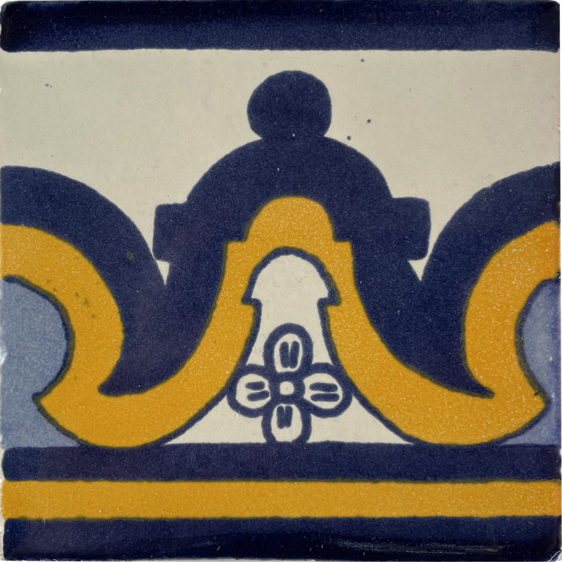 4.2" x 4.2" 9pcs TalaMex Milan Talavera Mexican Tile