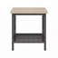 Table basse avec plateau en faux marbre