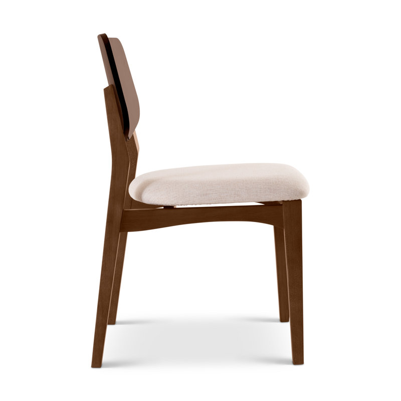 Dyron Side Chair, Medley Ivory/Nogal