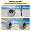Roulettes de plage, pneus de remplacement de sable de 13 po avec acier inoxydable de 32 po