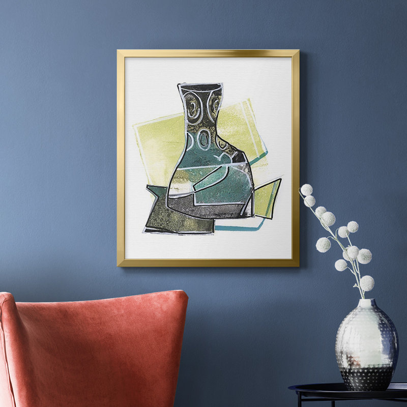 Jubilee Jugs I, toile encadrée de qualité supérieure - prête à être accrochée, Or, H 24 po x l 20 po