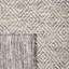 Tapis géométrique en laine / coton tissé à la main Zahid-602694592