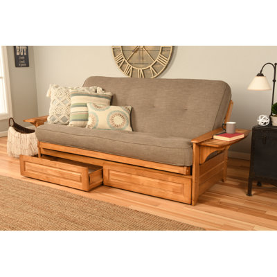Ensemble de futon avec matelas et tiroir 80 po Johnte