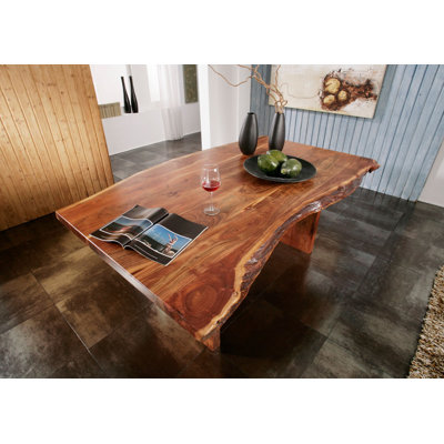 Freeform Acacia Solid Wood Dining Table