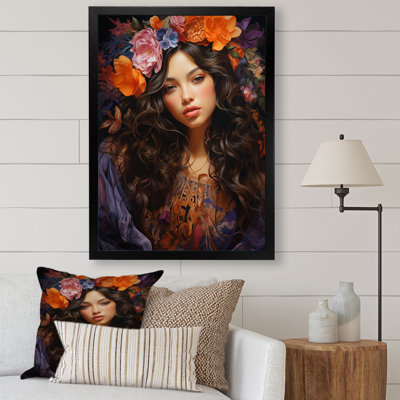 Boho Latina, enchantement floral sur toile