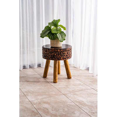 Canary Round Stool - Resin Top