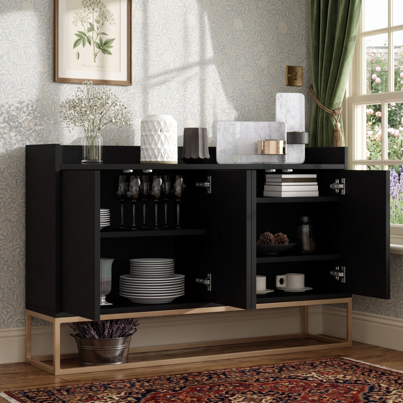 120cm Sideboard, Black