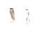 Modern 1 Light Crystal Stone Pendant-280890723