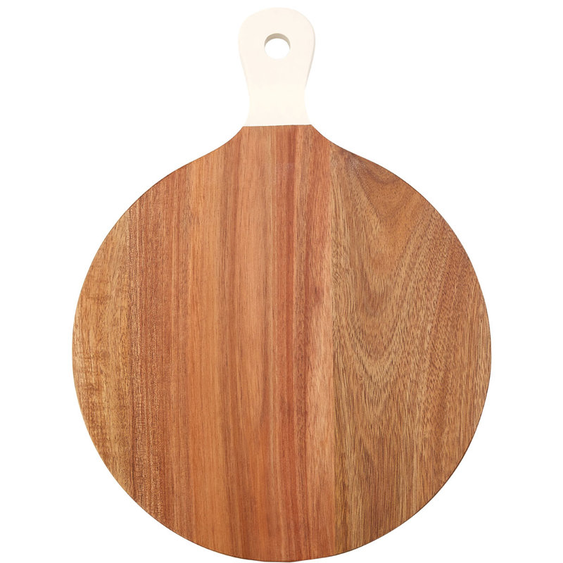 Savoy Wood Chopping Board, Cream, 2cm H x 36cm W x 27cm D