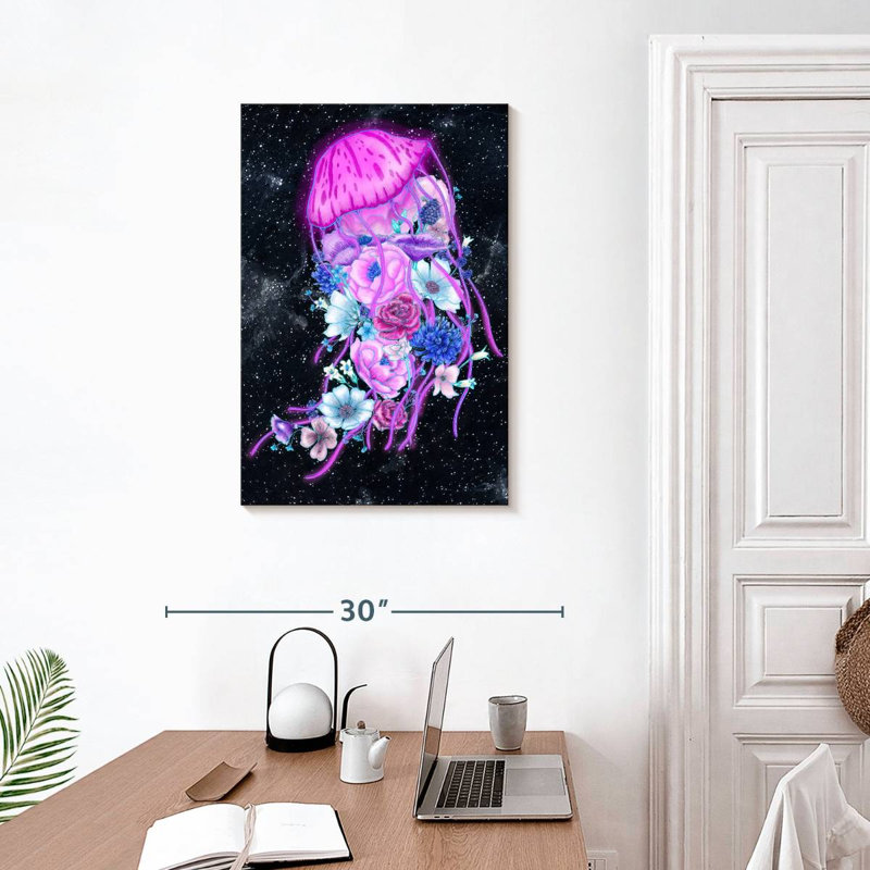 Brampt Magic Ocean Jellyfish, 30" H x 20" W