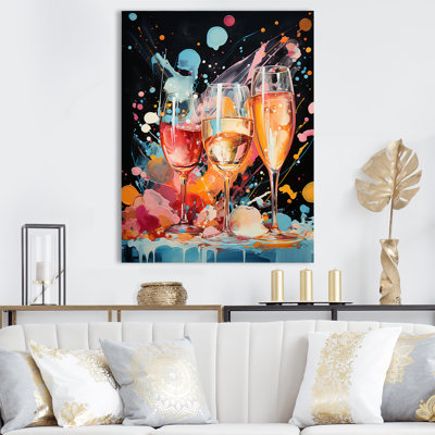 Whimsical Bubbles II, reproduction d'art sur toile