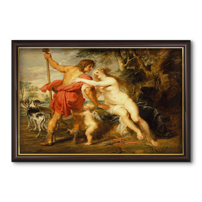 Vénus et Adonis, v. 1635 - Peter Paul Rubens - Toile encadrée sur mesure
