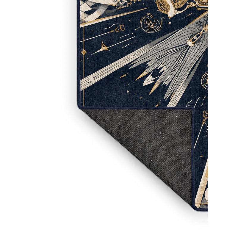Tapis gris doux et moelleux à motif de griffes ornées de couleurs vives et brillantes, 8 x 12