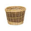Panier rond en saule Mitel - brun moyen deux tons
