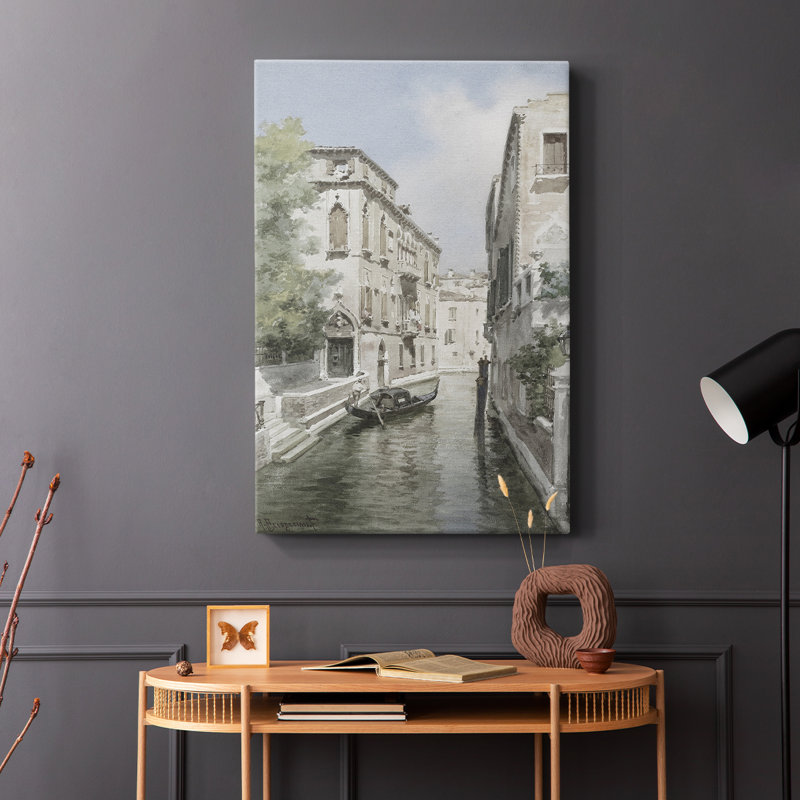 Paysage rétro CLX - galerie Cavas, H 48 po x l 32 po