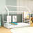 Metal Floor Bed With Guardrails-653227148-653227187