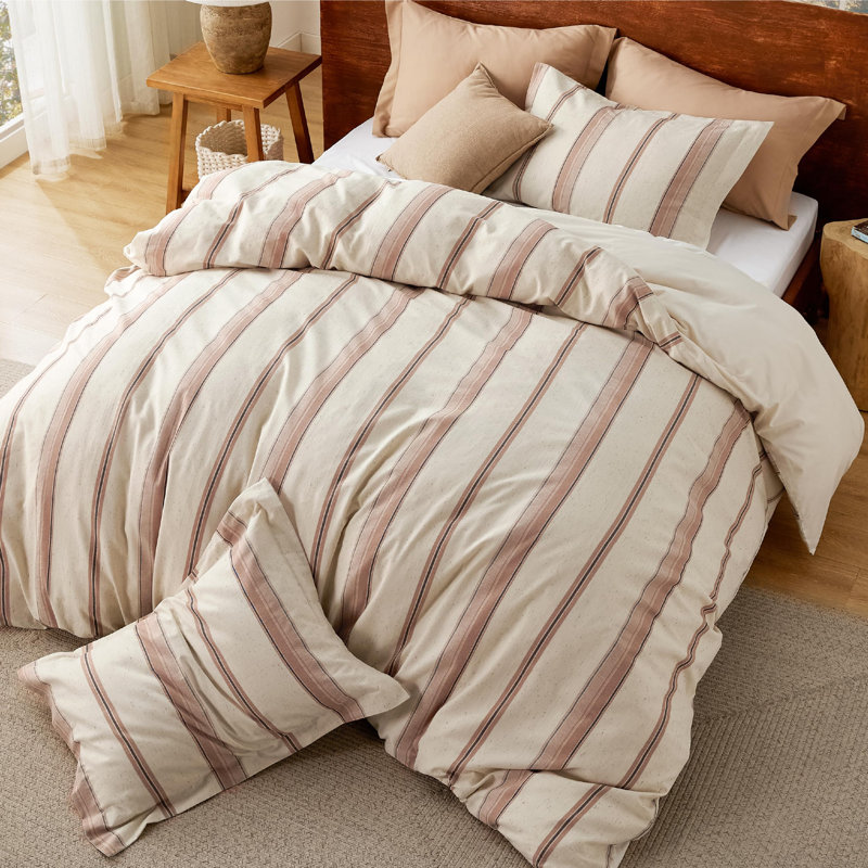 Ensemble de housse de couette Bedure, Housse de couette grand + 2 taies décoratives