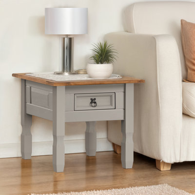 Palmea Solid Wood End Table