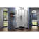 Cornerview 42" W x 42" D x 74.75" H Framed Square Sliding Shower Enclosure with Base Included