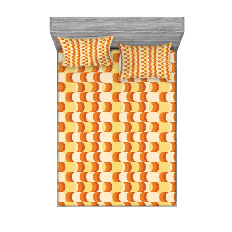 Microfiber Sheet Set, Queen Sheet Set with Fitted Sheet