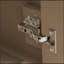 Meuble-lavabo autoportant en bois de 30 po avec lavabo rectangulaire en céramique et tablettes réglables