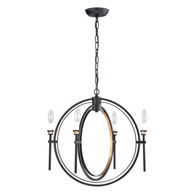 Summersville 4 - Light Dimmable Globe Chandelier