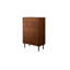 Commode de rangement en bois massif style rétro
