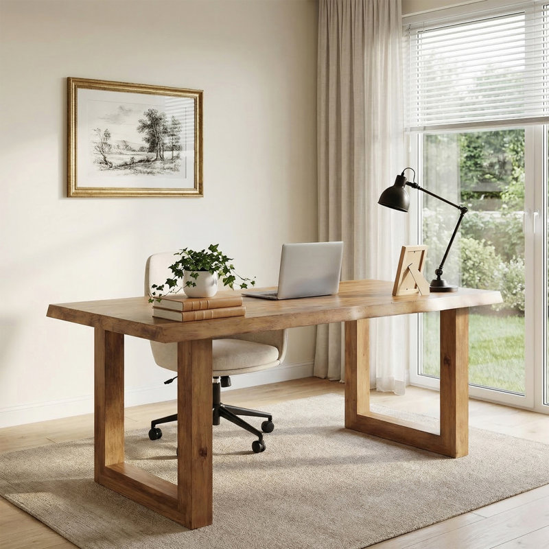 Bureau à domicile 63 "en bois massif