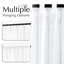 Linen Blend Farmhouse Back Tab Light Filtering Curtains-1553191573-1553191574