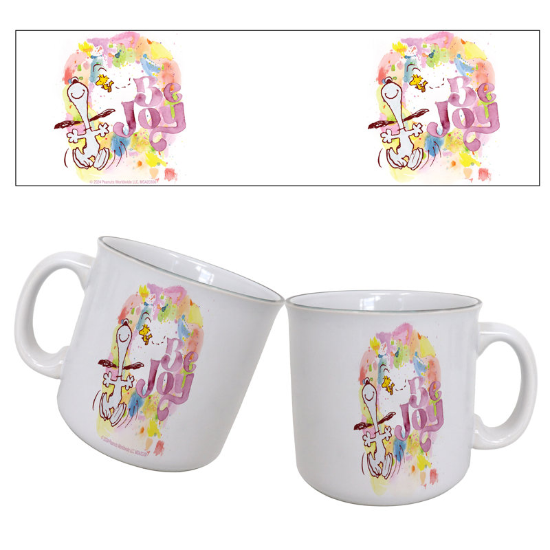 Peanuts - Be Joy 20oz. Camper Mug