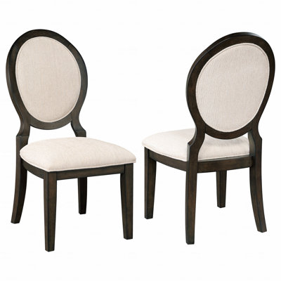Oval Back Dining Side Chair (2 Of Set)