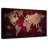 Personalized Maroon Push Pin World Map-358947582-360357902