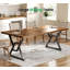 Bureau d'ordinateur avec plateau en bois épais et structure en métal-1406448265-1406448263