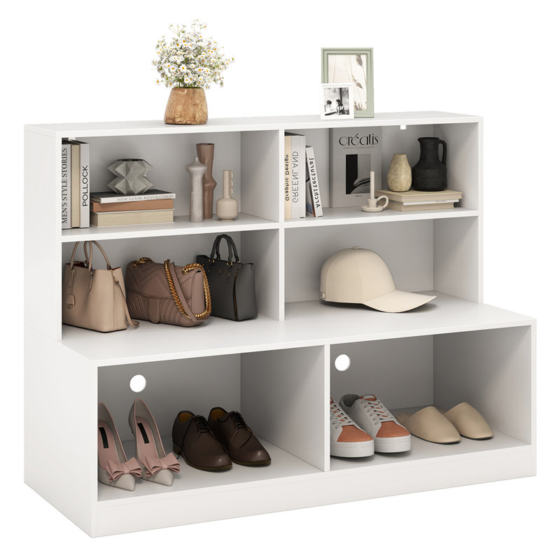 4 Pair Shoe Storage Bench