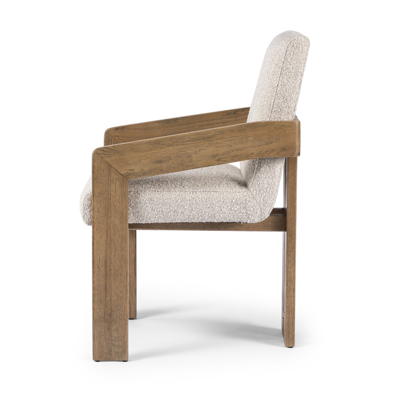 Roxy Dining Armchair, Gibson Black, Cream/Light Brown, Cream/Light Brown_2